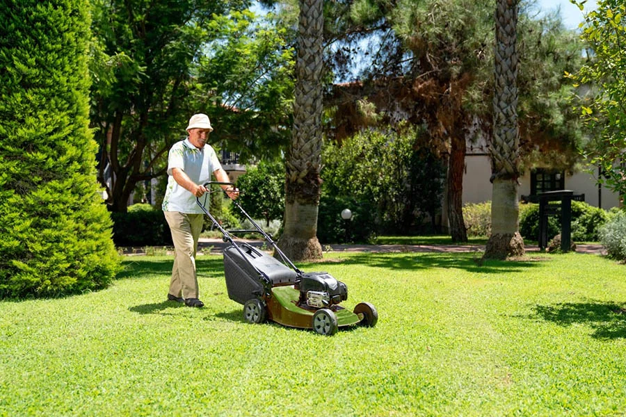battery powered self propelled lawn mowers